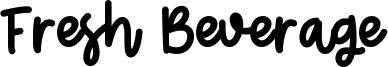 Fresh Beverage Font