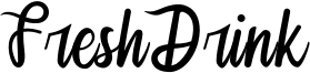 Fresh Drink Font