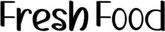 Fresh Food Font
