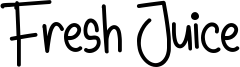 Fresh Juice Font