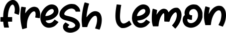 Fresh Lemon Font