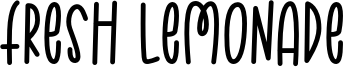 Fresh Lemonade Font