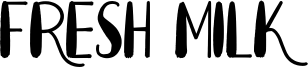 Fresh Milk Font