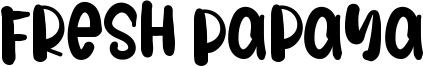 Fresh Papaya Font
