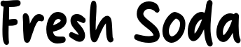 Fresh Soda Font