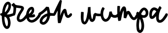 Fresh Wumpa Font