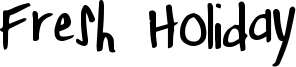 Fresh Holiday Font
