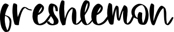 Freshlemon Font