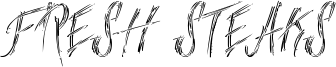 Fresh Steaks Font