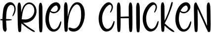 Fried Chicken Font