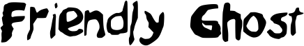 Friendly Ghost Font