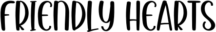 Friendly Hearts Font