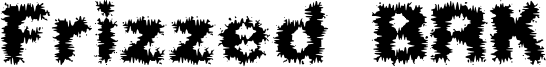 Frizzed BRK Font