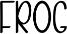 Frog Font