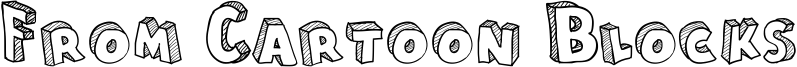 From Cartoon Blocks Font