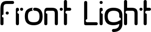 Front Light Font