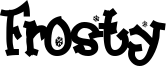 Frosty Font
