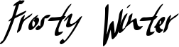 Frosty Winter Font
