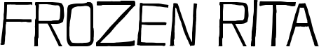 Frozen Rita Font
