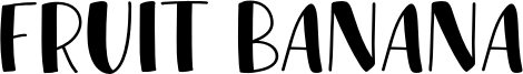 Fruit Banana Font
