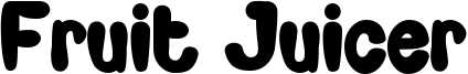Fruit Juicer Font