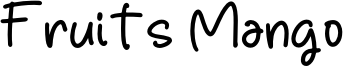 Fruits Mango Font