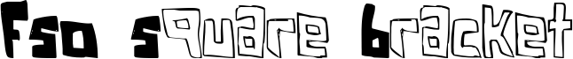 FSO Square Bracket Font
