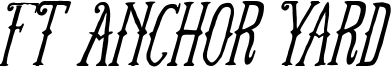 FTAnchorYard-Italic.ttf