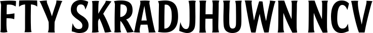 FTY SKRADJHUWN NCV 2.ttf
