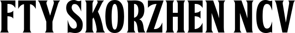 FTY Skorzhen NCV Font