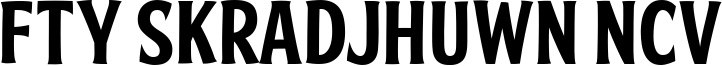 FTY Skradjhuwn NCV Font