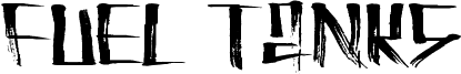 Fuel Tanks Font
