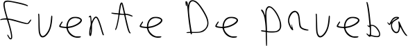 Fuente De Prueba Font