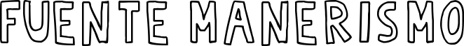 Fuente Manerismo Font