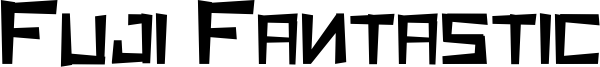 Fuji Fantastic Font