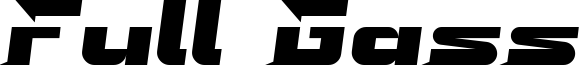 Full Gass Font