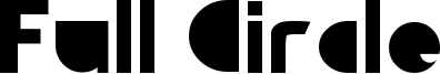 Full Circle Font