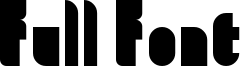Full Font Font