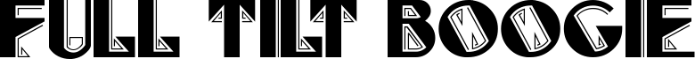 Full Tilt Boogie Font