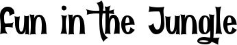 Fun in the Jungle Font