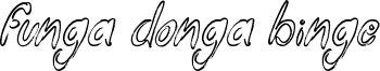 Funga Donga Binge Font