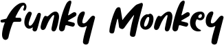 Funky Monkey Font
