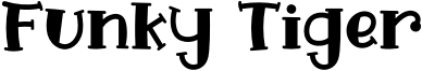 Funky Tiger Font