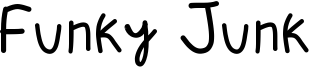 Funky Junk Font