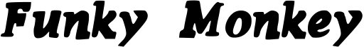 Funky Monkey Font