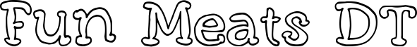 Fun Meats DT Font