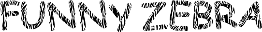 Funny Zebra Font