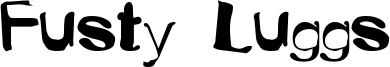 Fusty Luggs Font