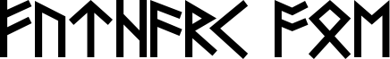 Futhark AOE Font