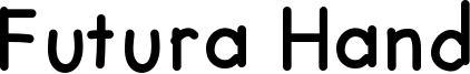 Futura Hand Font